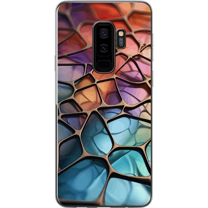 Kännykkäkuori Samsung Galaxy S9+-laitteelle, jossa on Metallikuviointi kuvio ryhmässä ÄLYPUHELIMET JA TABLETIT / Puhelimen suojakotelo / Samsung @ TP E-commerce Nordic AB (A63315)