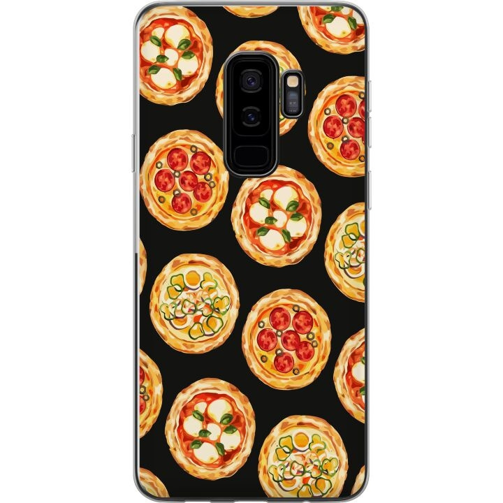 Kännykkäkuori Samsung Galaxy S9+-laitteelle, jossa on Pizza kuvio ryhmässä ÄLYPUHELIMET JA TABLETIT / Puhelimen suojakotelo / Samsung @ TP E-commerce Nordic AB (A63318)