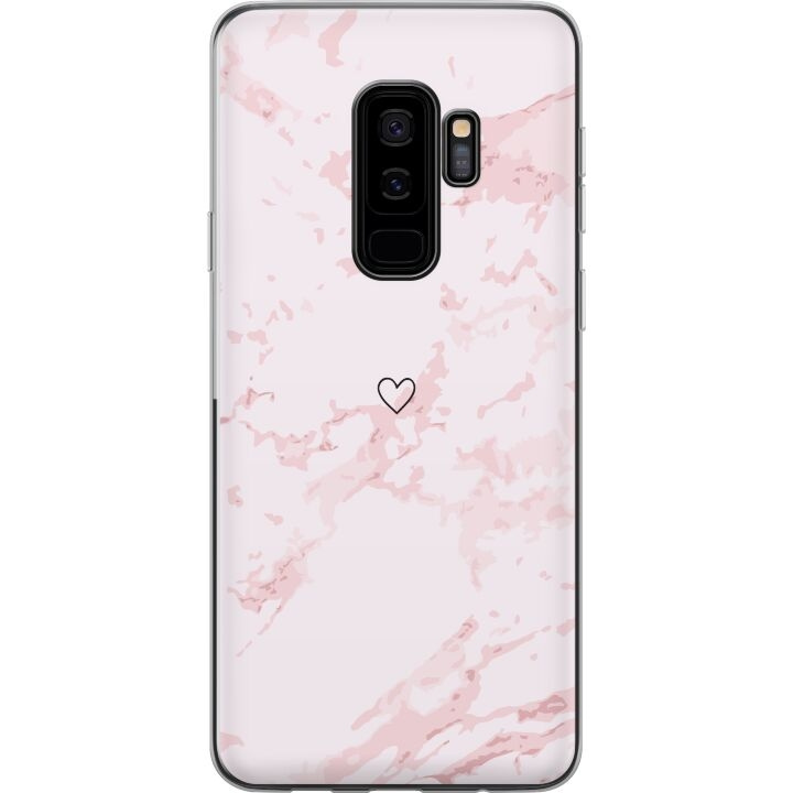 Kännykkäkuori Samsung Galaxy S9+-laitteelle, jossa on Roosa Sydän kuvio ryhmässä ÄLYPUHELIMET JA TABLETIT / Puhelimen suojakotelo / Samsung @ TP E-commerce Nordic AB (A63328)