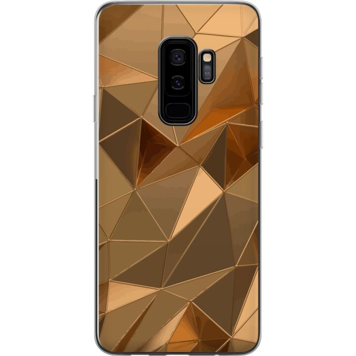 Kännykkäkuori Samsung Galaxy S9+-laitteelle, jossa on 3D Kulta kuvio ryhmässä ÄLYPUHELIMET JA TABLETIT / Puhelimen suojakotelo / Samsung @ TP E-commerce Nordic AB (A63329)