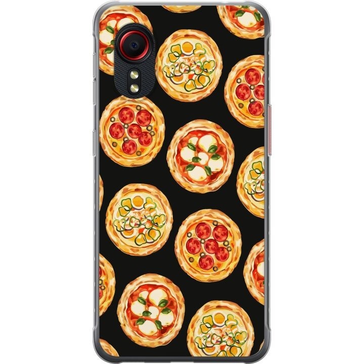 Kännykkäkuori Samsung Galaxy Xcover 5-laitteelle, jossa on Pizza kuvio ryhmässä ÄLYPUHELIMET JA TABLETIT / Puhelimen suojakotelo / Samsung @ TP E-commerce Nordic AB (A63453)