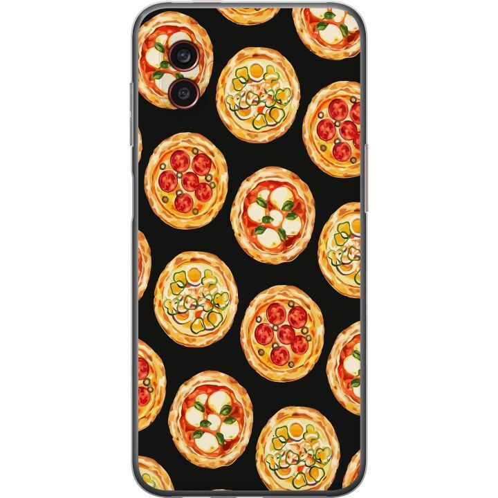 Kännykkäkuori Samsung Galaxy Xcover6 Pro-laitteelle, jossa on Pizza kuvio ryhmässä ÄLYPUHELIMET JA TABLETIT / Puhelimen suojakotelo / Samsung @ TP E-commerce Nordic AB (A63480)