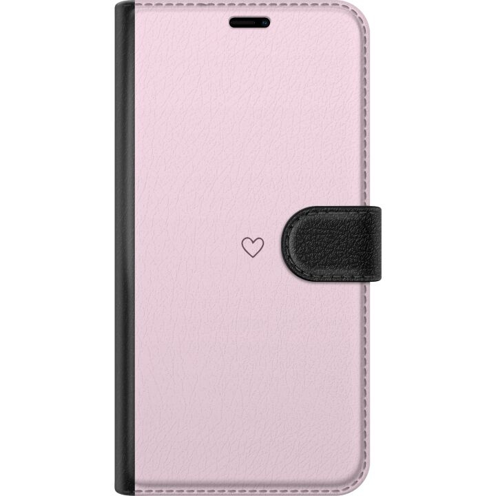 Lompakkokotelo Samsung Galaxy Xcover7-laitteelle, jossa on Sydän kuvio ryhmässä ÄLYPUHELIMET JA TABLETIT / Puhelimen suojakotelo / Samsung @ TP E-commerce Nordic AB (A63513)