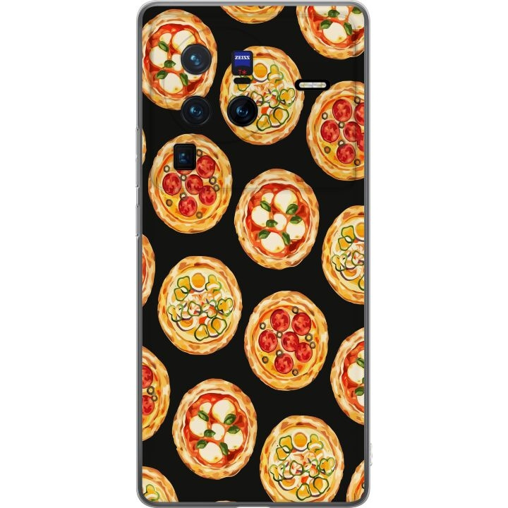 Kännykkäkuori vivo X80 Pro-laitteelle, jossa on Pizza kuvio ryhmässä ÄLYPUHELIMET JA TABLETIT / Puhelimen suojakotelo / vivo @ TP E-commerce Nordic AB (A63696)