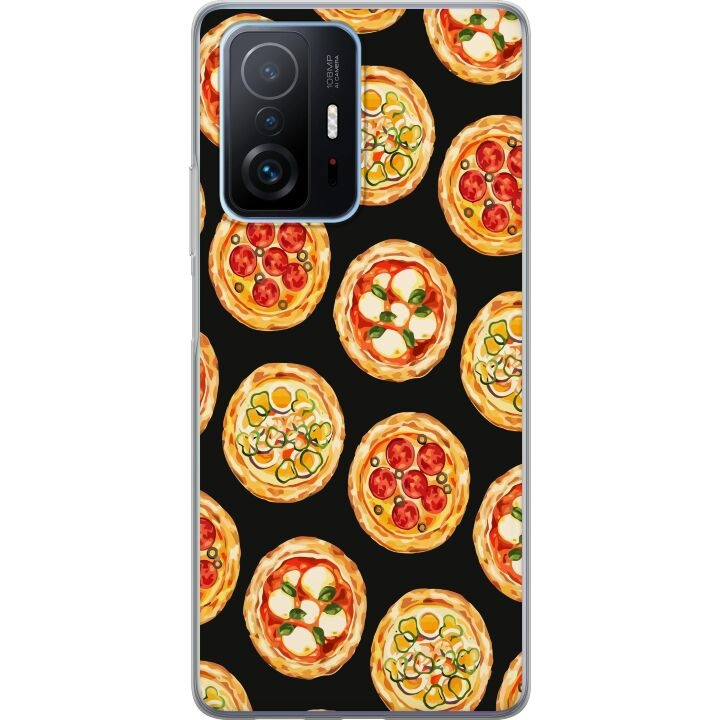 Kännykkäkuori Xiaomi 11T-laitteelle, jossa on Pizza kuvio ryhmässä ÄLYPUHELIMET JA TABLETIT / Puhelimen suojakotelo / Xiaomi @ TP E-commerce Nordic AB (A63777)