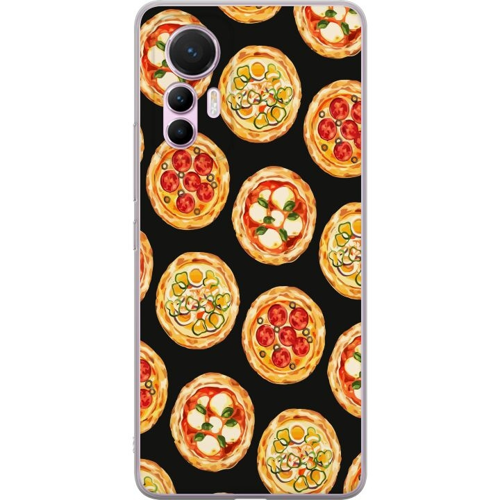 Kännykkäkuori Xiaomi 12 Lite-laitteelle, jossa on Pizza kuvio ryhmässä ÄLYPUHELIMET JA TABLETIT / Puhelimen suojakotelo / Xiaomi @ TP E-commerce Nordic AB (A63885)