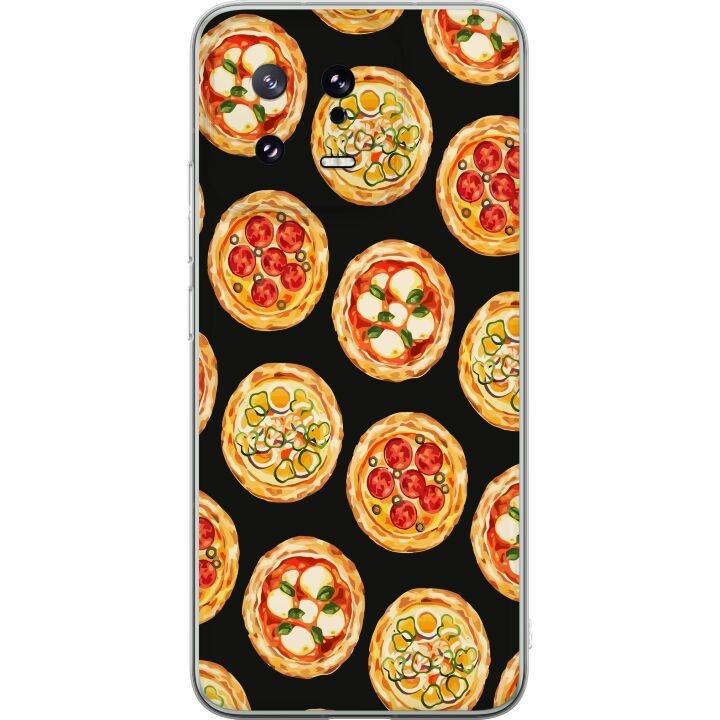 Kännykkäkuori Xiaomi 13-laitteelle, jossa on Pizza kuvio ryhmässä ÄLYPUHELIMET JA TABLETIT / Puhelimen suojakotelo / Xiaomi @ TP E-commerce Nordic AB (A64101)