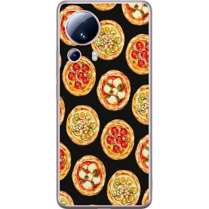 Kännykkäkuori Xiaomi 13 Lite-laitteelle, jossa on Pizza kuvio ryhmässä ÄLYPUHELIMET JA TABLETIT / Puhelimen suojakotelo / Xiaomi @ TP E-commerce Nordic AB (A64155)