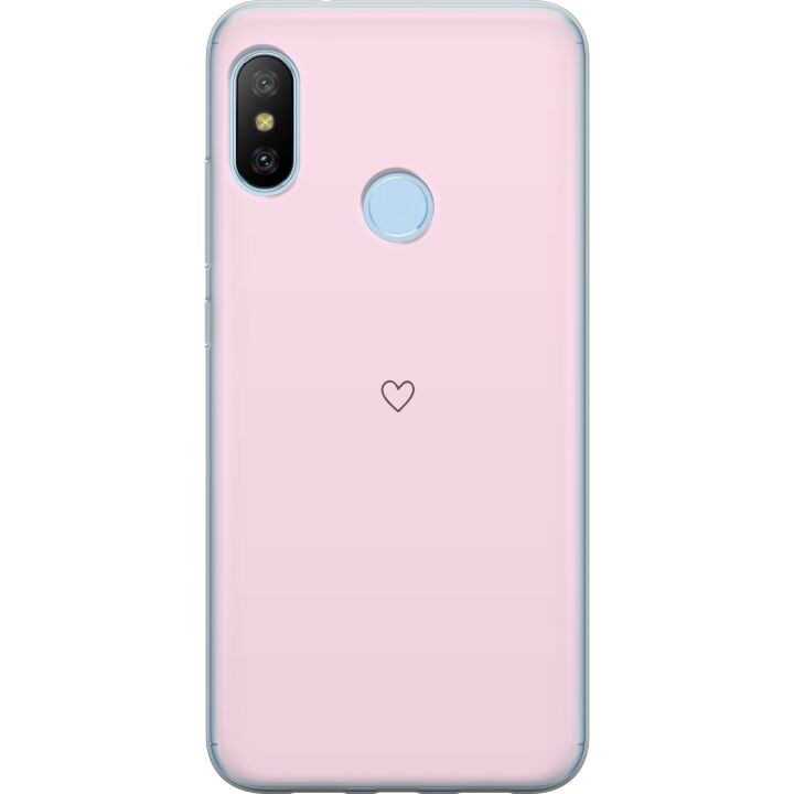 Kännykkäkuori Xiaomi Mi A2 Lite-laitteelle, jossa on Sydän kuvio ryhmässä ÄLYPUHELIMET JA TABLETIT / Puhelimen suojakotelo / Xiaomi @ TP E-commerce Nordic AB (A64431)