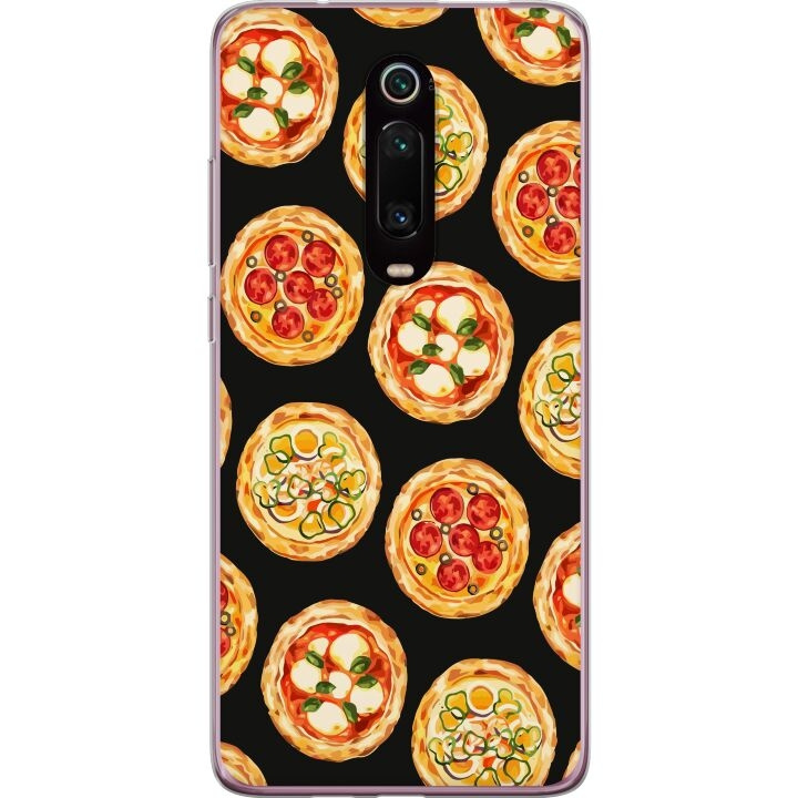 Kännykkäkuori Xiaomi Mi 9T Pro -laitteelle, jossa on Pizza kuvio ryhmässä ÄLYPUHELIMET JA TABLETIT / Puhelimen suojakotelo / Xiaomi @ TP E-commerce Nordic AB (A65019)