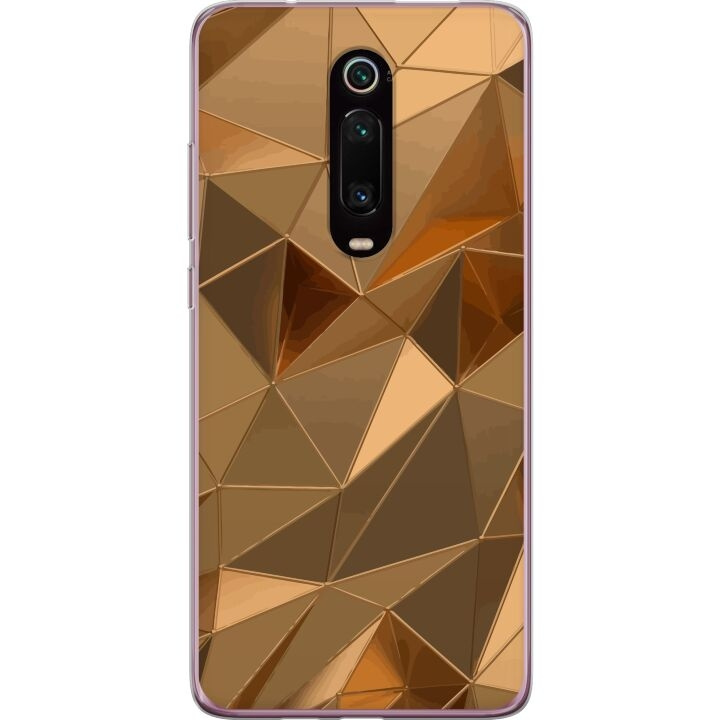 Kännykkäkuori Xiaomi Mi 9T Pro -laitteelle, jossa on 3D Kulta kuvio ryhmässä ÄLYPUHELIMET JA TABLETIT / Puhelimen suojakotelo / Xiaomi @ TP E-commerce Nordic AB (A65030)