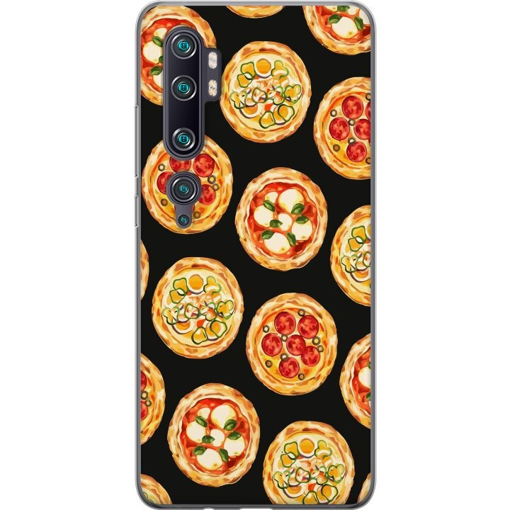 Kännykkäkuori Xiaomi Mi Note 10 Pro-laitteelle, jossa on Pizza kuvio ryhmässä ÄLYPUHELIMET JA TABLETIT / Puhelimen suojakotelo / Xiaomi @ TP E-commerce Nordic AB (A65100)