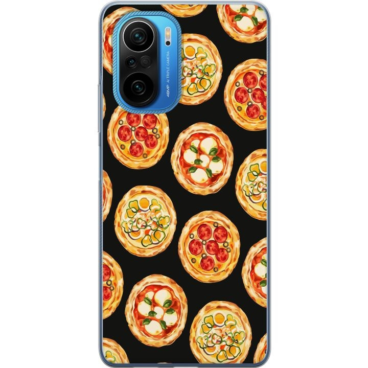 Kännykkäkuori Xiaomi Poco F3-laitteelle, jossa on Pizza kuvio ryhmässä ÄLYPUHELIMET JA TABLETIT / Puhelimen suojakotelo / Xiaomi @ TP E-commerce Nordic AB (A65235)