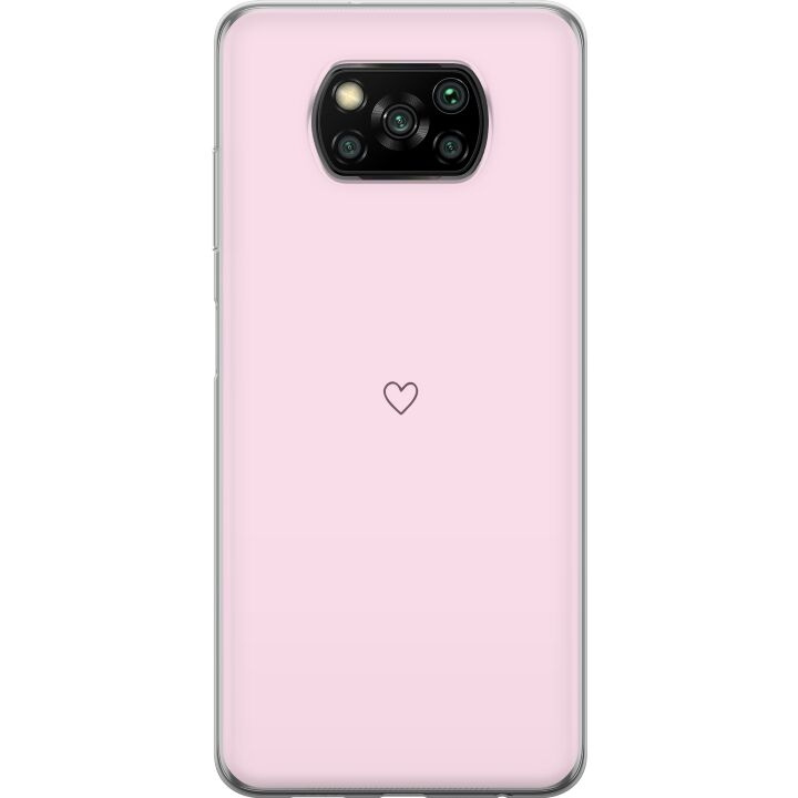 Kännykkäkuori Xiaomi Poco X3 NFC-laitteelle, jossa on Sydän kuvio ryhmässä ÄLYPUHELIMET JA TABLETIT / Puhelimen suojakotelo / Xiaomi @ TP E-commerce Nordic AB (A65403)