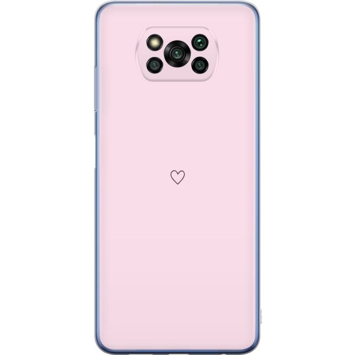 Kännykkäkuori Xiaomi Poco X3 Pro-laitteelle, jossa on Sydän kuvio ryhmässä ÄLYPUHELIMET JA TABLETIT / Puhelimen suojakotelo / Xiaomi @ TP E-commerce Nordic AB (A65430)