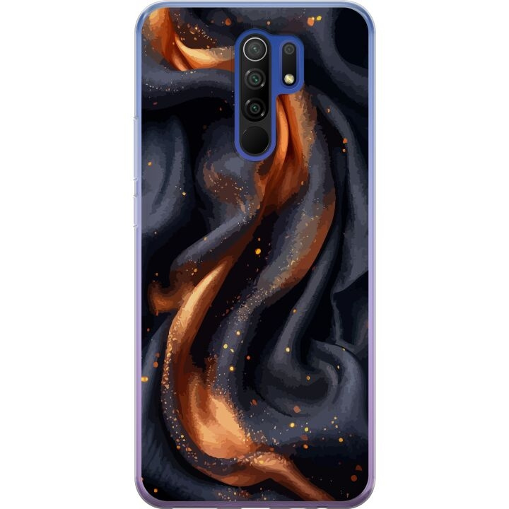 Kännykkäkuori Xiaomi Redmi 9-laitteelle, jossa on Tulinen silkki kuvio ryhmässä ÄLYPUHELIMET JA TABLETIT / Puhelimen suojakotelo / Xiaomi @ TP E-commerce Nordic AB (A65655)