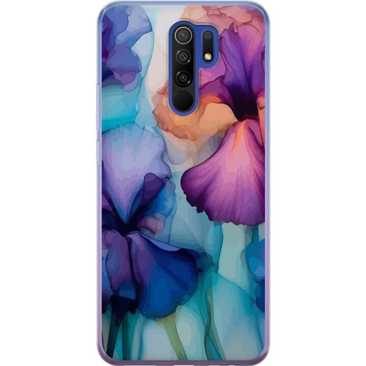 Kännykkäkuori Xiaomi Redmi 9-laitteelle, jossa on Maagiset kukat kuvio ryhmässä ÄLYPUHELIMET JA TABLETIT / Puhelimen suojakotelo / Xiaomi @ TP E-commerce Nordic AB (A65657)