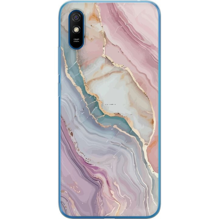 Kännykkäkuori Xiaomi Redmi 9A-laitteelle, jossa on Marmori kuvio ryhmässä ÄLYPUHELIMET JA TABLETIT / Puhelimen suojakotelo / Xiaomi @ TP E-commerce Nordic AB (A65730)