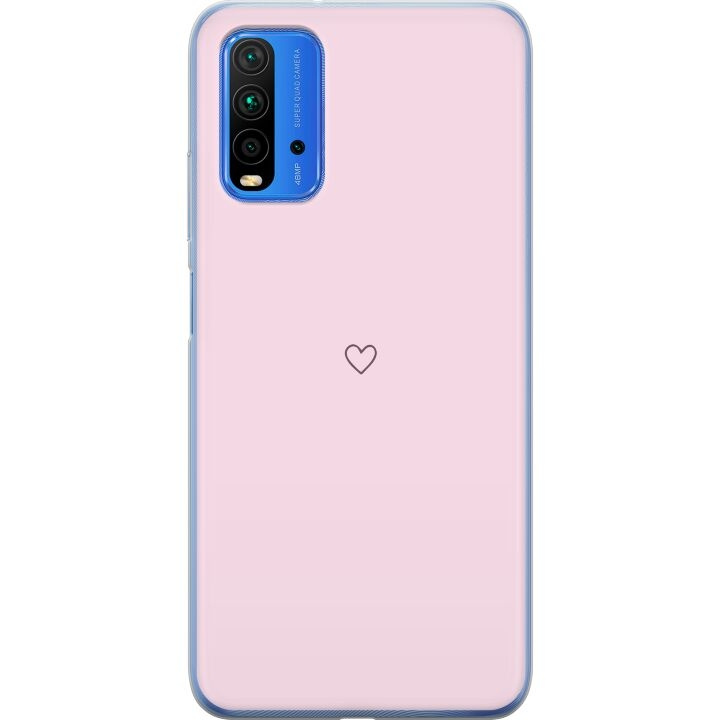 Kännykkäkuori Xiaomi Redmi 9T-laitteelle, jossa on Sydän kuvio ryhmässä ÄLYPUHELIMET JA TABLETIT / Puhelimen suojakotelo / Xiaomi @ TP E-commerce Nordic AB (A65862)