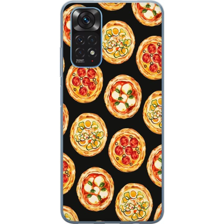 Kännykkäkuori Xiaomi Redmi Note 11-laitteelle, jossa on Pizza kuvio ryhmässä ÄLYPUHELIMET JA TABLETIT / Puhelimen suojakotelo / Xiaomi @ TP E-commerce Nordic AB (A66099)