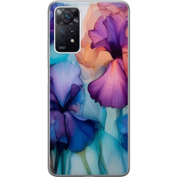 Kännykkäkuori Xiaomi Redmi Note 11 Pro-laitteelle, jossa on Maagiset kukat kuvio ryhmässä ÄLYPUHELIMET JA TABLETIT / Puhelimen suojakotelo / Xiaomi @ TP E-commerce Nordic AB (A66116)