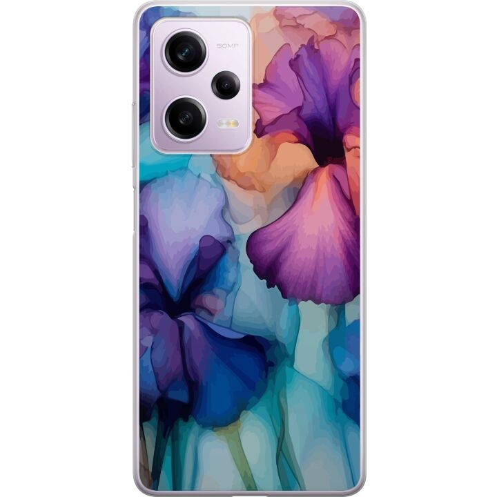 Kännykkäkuori Xiaomi Redmi Note 12 Pro-laitteelle, jossa on Maagiset kukat kuvio ryhmässä ÄLYPUHELIMET JA TABLETIT / Puhelimen suojakotelo / Xiaomi @ TP E-commerce Nordic AB (A66305)