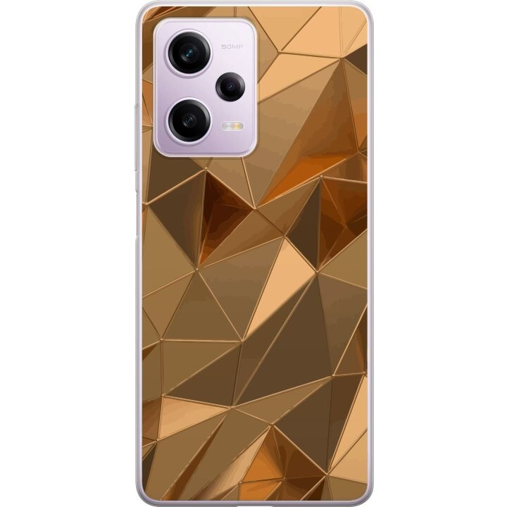 Kännykkäkuori Xiaomi Redmi Note 12 Pro-laitteelle, jossa on 3D Kulta kuvio ryhmässä ÄLYPUHELIMET JA TABLETIT / Puhelimen suojakotelo / Xiaomi @ TP E-commerce Nordic AB (A66326)