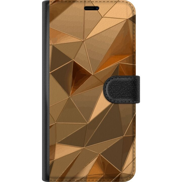 Lompakkokotelo Xiaomi Redmi Note 13 Pro-laitteelle, jossa on 3D Kulta kuvio ryhmässä ÄLYPUHELIMET JA TABLETIT / Puhelimen suojakotelo / Xiaomi @ TP E-commerce Nordic AB (A66407)