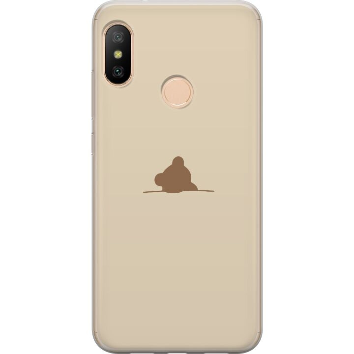 Kännykkäkuori Xiaomi Redmi 6 Pro-laitteelle, jossa on Nalle kuvio ryhmässä ÄLYPUHELIMET JA TABLETIT / Puhelimen suojakotelo / Xiaomi @ TP E-commerce Nordic AB (A66457)