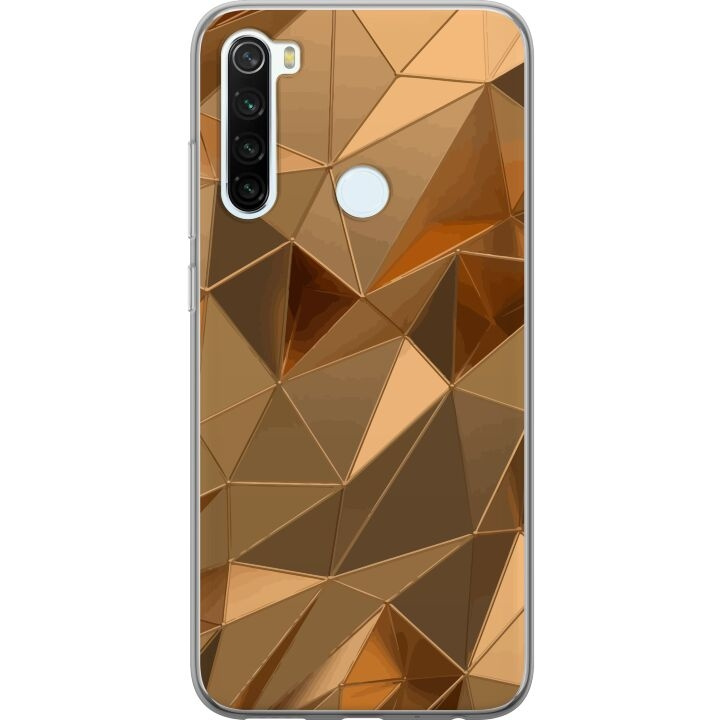 Kännykkäkuori Xiaomi Redmi Note 8-laitteelle, jossa on 3D Kulta kuvio ryhmässä ÄLYPUHELIMET JA TABLETIT / Puhelimen suojakotelo / Xiaomi @ TP E-commerce Nordic AB (A66488)