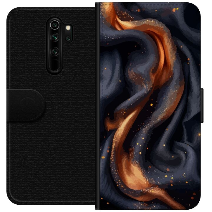 Lompakkokotelo Xiaomi Redmi Note 8 Pro -laitteelle, jossa on Tulinen silkki kuvio ryhmässä ÄLYPUHELIMET JA TABLETIT / Puhelimen suojakotelo / Xiaomi @ TP E-commerce Nordic AB (A66492)