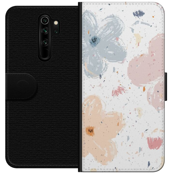 Lompakkokotelo Xiaomi Redmi Note 8 Pro -laitteelle, jossa on Kukat kuvio ryhmässä ÄLYPUHELIMET JA TABLETIT / Puhelimen suojakotelo / Xiaomi @ TP E-commerce Nordic AB (A66503)