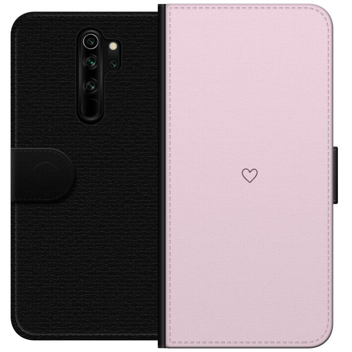 Lompakkokotelo Xiaomi Redmi Note 8 Pro -laitteelle, jossa on Sydän kuvio ryhmässä ÄLYPUHELIMET JA TABLETIT / Puhelimen suojakotelo / Xiaomi @ TP E-commerce Nordic AB (A66510)