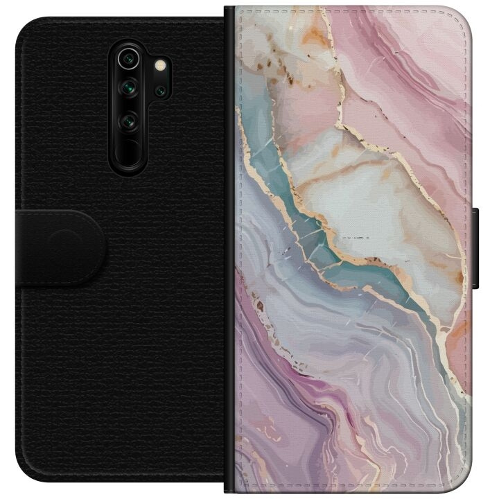 Lompakkokotelo Xiaomi Redmi Note 8 Pro -laitteelle, jossa on Marmori kuvio ryhmässä ÄLYPUHELIMET JA TABLETIT / Puhelimen suojakotelo / Xiaomi @ TP E-commerce Nordic AB (A66513)