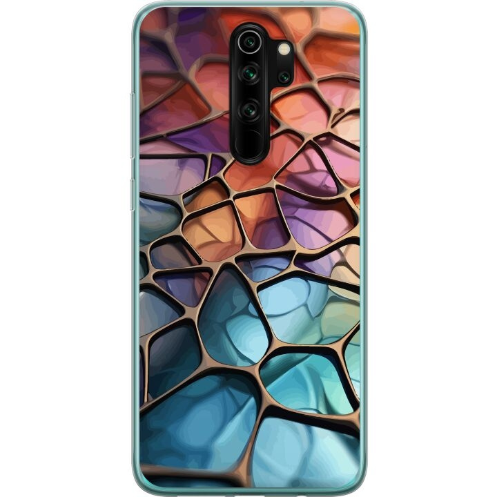 Kännykkäkuori Xiaomi Redmi Note 8 Pro -laitteelle, jossa on Metallikuviointi kuvio ryhmässä ÄLYPUHELIMET JA TABLETIT / Puhelimen suojakotelo / Xiaomi @ TP E-commerce Nordic AB (A66528)