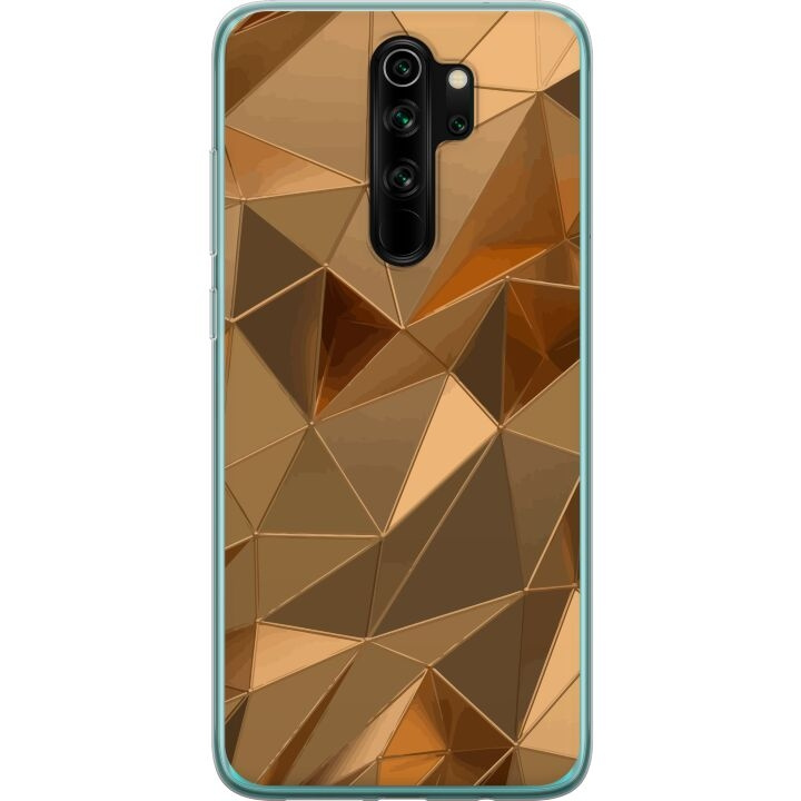 Kännykkäkuori Xiaomi Redmi Note 8 Pro -laitteelle, jossa on 3D Kulta kuvio ryhmässä ÄLYPUHELIMET JA TABLETIT / Puhelimen suojakotelo / Xiaomi @ TP E-commerce Nordic AB (A66542)