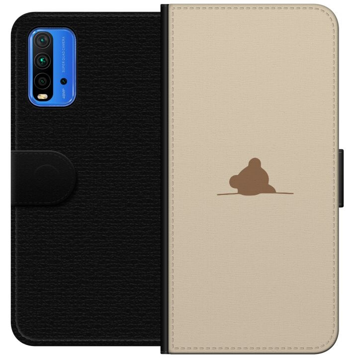 Lompakkokotelo Xiaomi Redmi Note 9 4G-laitteelle, jossa on Nalle kuvio ryhmässä ÄLYPUHELIMET JA TABLETIT / Puhelimen suojakotelo / Xiaomi @ TP E-commerce Nordic AB (A66619)