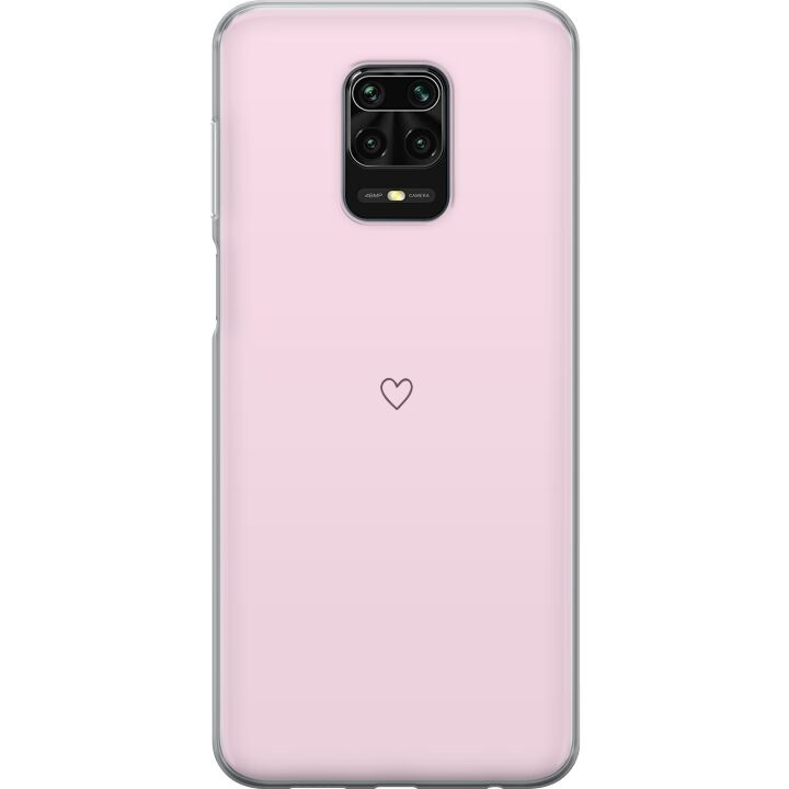 Kännykkäkuori Xiaomi Redmi Note 9S-laitteelle, jossa on Sydän kuvio ryhmässä ÄLYPUHELIMET JA TABLETIT / Puhelimen suojakotelo / Xiaomi @ TP E-commerce Nordic AB (A66699)