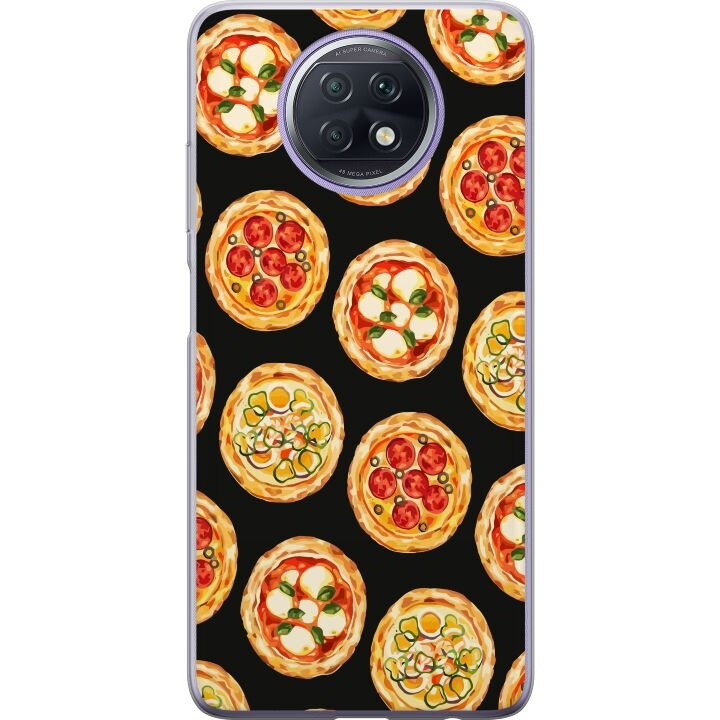 Kännykkäkuori Xiaomi Redmi Note 9T-laitteelle, jossa on Pizza kuvio ryhmässä ÄLYPUHELIMET JA TABLETIT / Puhelimen suojakotelo / Xiaomi @ TP E-commerce Nordic AB (A66720)