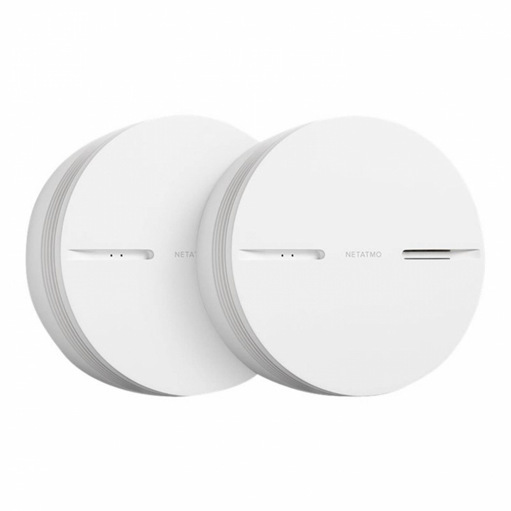 Netatmo WiFi-brandvarnare smoke alarm 2-pack ryhmässä KOTI, TALOUS JA PUUTARHA / Älykodit / Älykodin järjestelmät @ TP E-commerce Nordic AB (A66844)