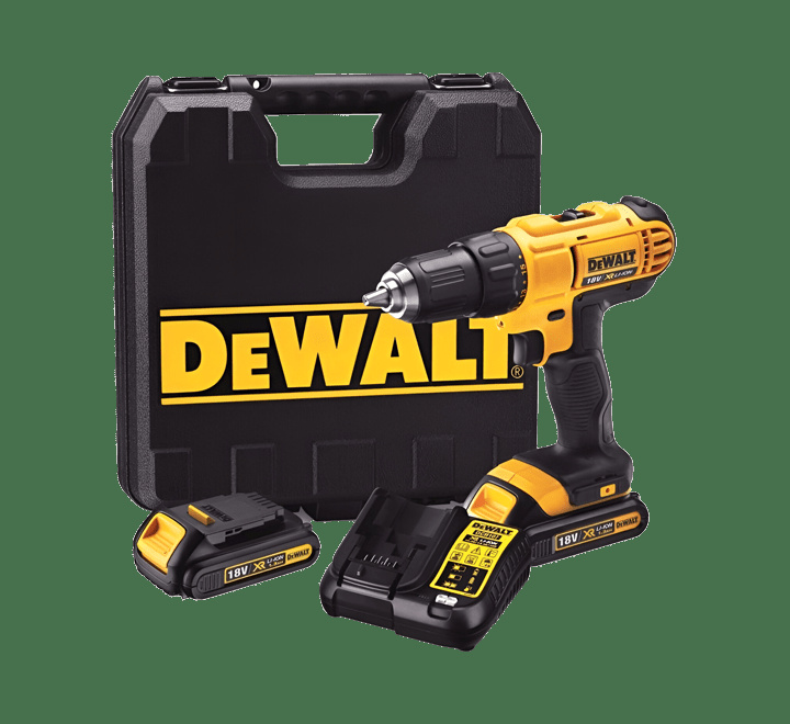 Dewalt DCD771C2 18V XR Borrskruvdragare (2x1,3Ah) ryhmässä KOTI, TALOUS JA PUUTARHA / Työkalut & Tee itse / Porakoneet @ TP E-commerce Nordic AB (A66846)