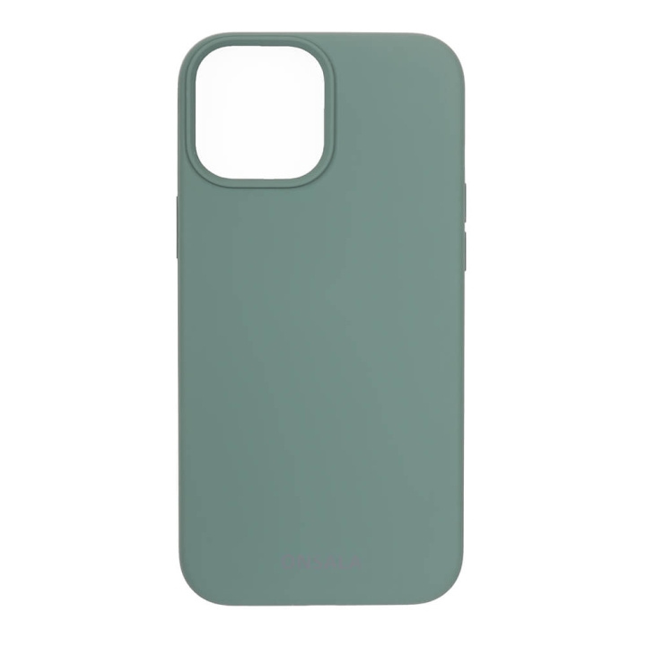 Onsala Suojakuori Silikooni Pine Green - iPhone 13 Pro Max ryhmässä ÄLYPUHELIMET JA TABLETIT / Puhelimen suojakotelo / Apple / iPhone 13 Pro Max / Kuoret @ TP E-commerce Nordic AB (C00245)