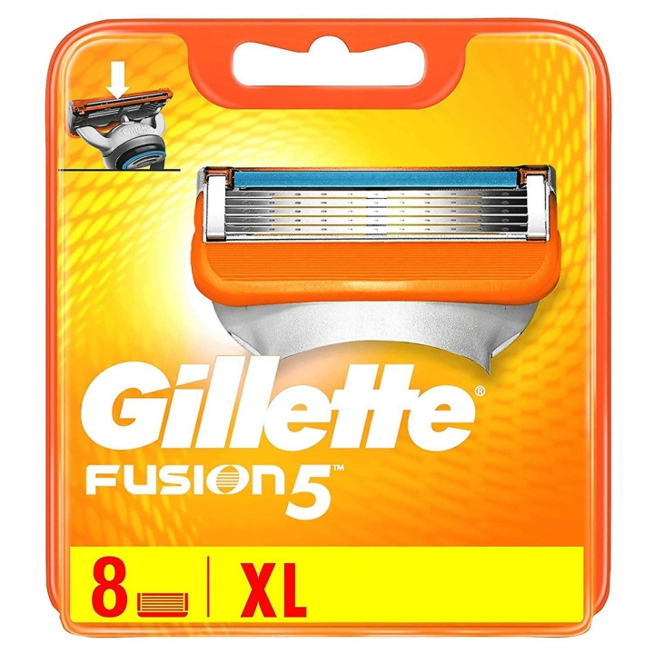 Gillette Fusion5 8-Pack ryhmässä KAUNEUS JA TERVEYS / Hiukset &Stailaus / Sheivaus ja trimmaus / Partahöylät & Tarvikkeet @ TP E-commerce Nordic AB (C00456)