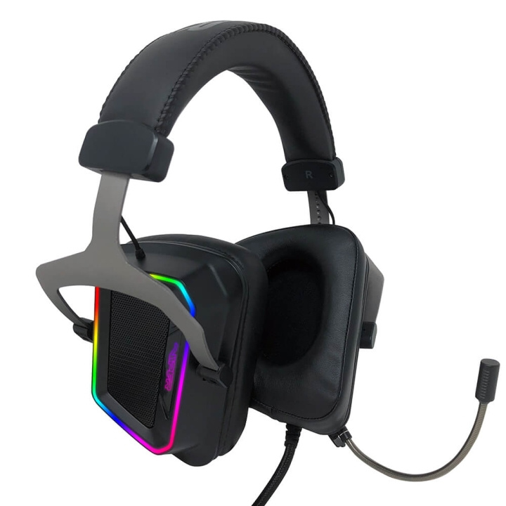 Viper Pelikuulokkeet V380 Stereo Virtual 7.1 Surround RGB ryhmässä TIETOKOONET & TARVIKKEET / GAMING / Kuulokkeet @ TP E-commerce Nordic AB (C00857)