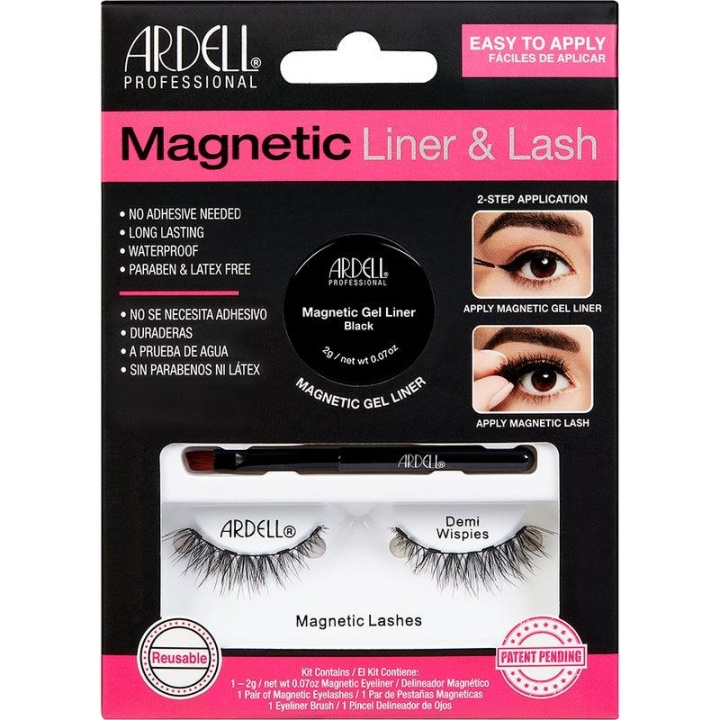 Ardell Magnetic Liner&Lash - Demi Wispies ryhmässä KAUNEUS JA TERVEYS / Meikit / Silmät ja kulmat / Irtoripset @ TP E-commerce Nordic AB (C02011)