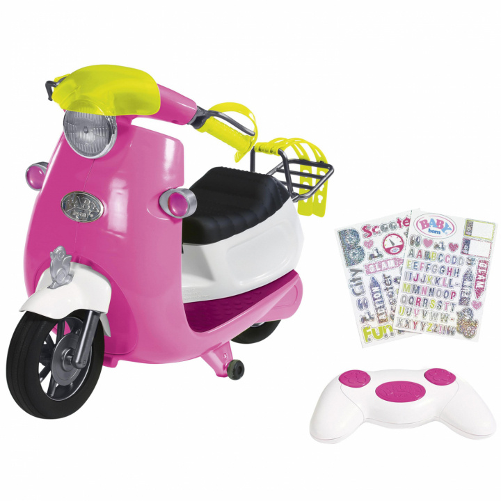 Baby Born City RC Glam-Scooter ryhmässä LELUT, TUOTTEET LAPSILLE JA VAUVOILLE / Leikkikalut, Askartelu &Pelit / Nuket & Tarvikkeet @ TP E-commerce Nordic AB (C02332)