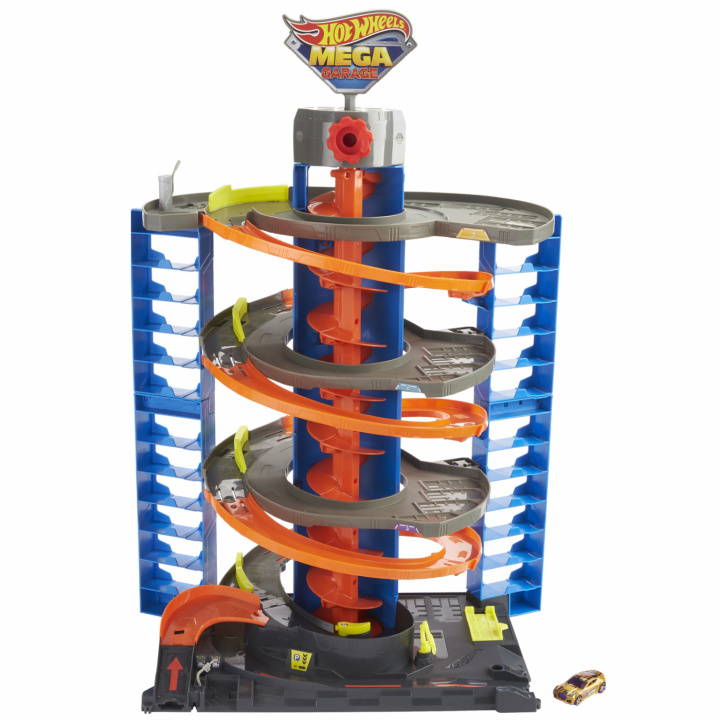 Hot Wheels City Mega Garage 2021 ryhmässä LELUT, TUOTTEET LAPSILLE JA VAUVOILLE / Leikkikalut, Askartelu &Pelit / Autoradat @ TP E-commerce Nordic AB (C02338)