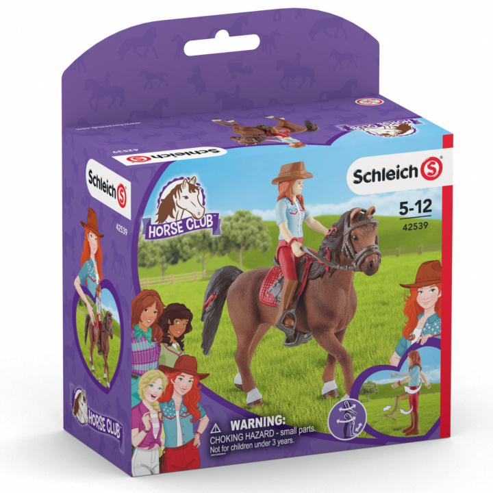 Schleich Horse Club Hannah & Cayenne ryhmässä LELUT, TUOTTEET LAPSILLE JA VAUVOILLE / Leikkikalut, Askartelu &Pelit / Figuurit, miniatyyrit ja tarvikkeet @ TP E-commerce Nordic AB (C02406)