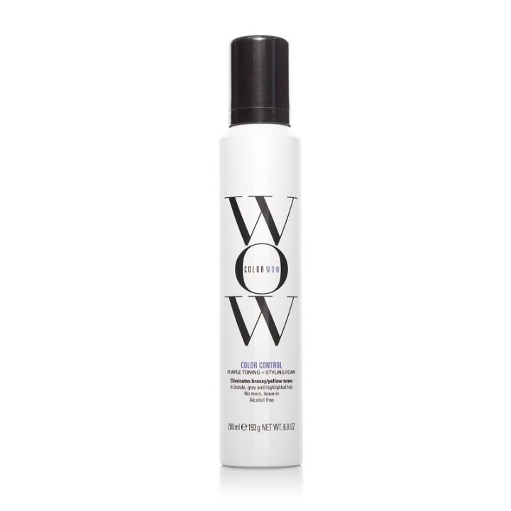 Color Wow Brass Banned Correct & Perfect Mousse -Blonde 200ml ryhmässä KAUNEUS JA TERVEYS / Hiukset &Stailaus / Hiusten stailaus / Hiusten muotoiluvaahto @ TP E-commerce Nordic AB (C02465)