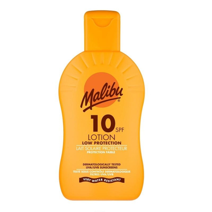 Malibu Sun Lotion SPF10 200ml ryhmässä KAUNEUS JA TERVEYS / Ihonhoito / Rusketus / Aurinkosuoja @ TP E-commerce Nordic AB (C03787)